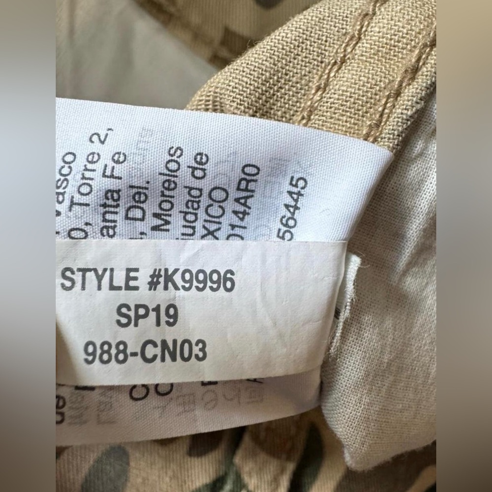 Madewell Camo Cargo Pants Womens 26 Utility Military Army Green Straight Leg - Picture 5 of 7